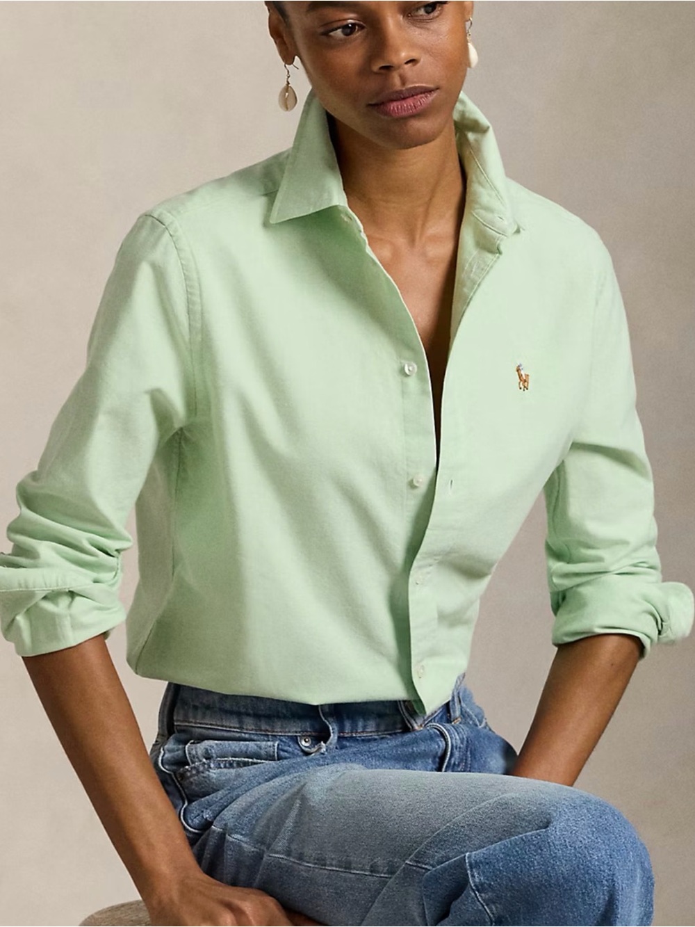 Ralph Lauren Classic Oxford Shirt - Green